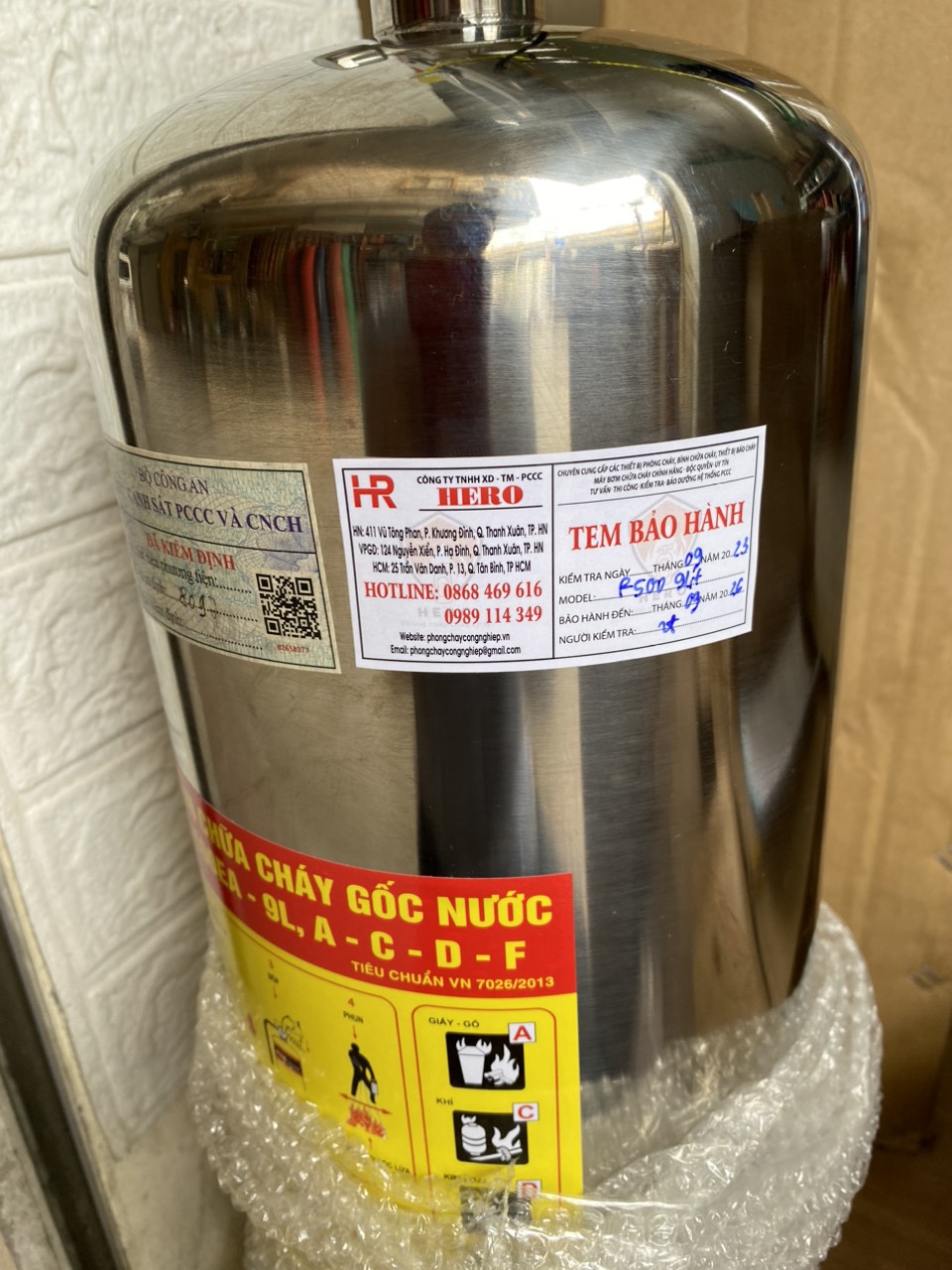 Bình chữa cháy F-500EA 9 Lít Bình chữa cháy F-500EA 9 Lít