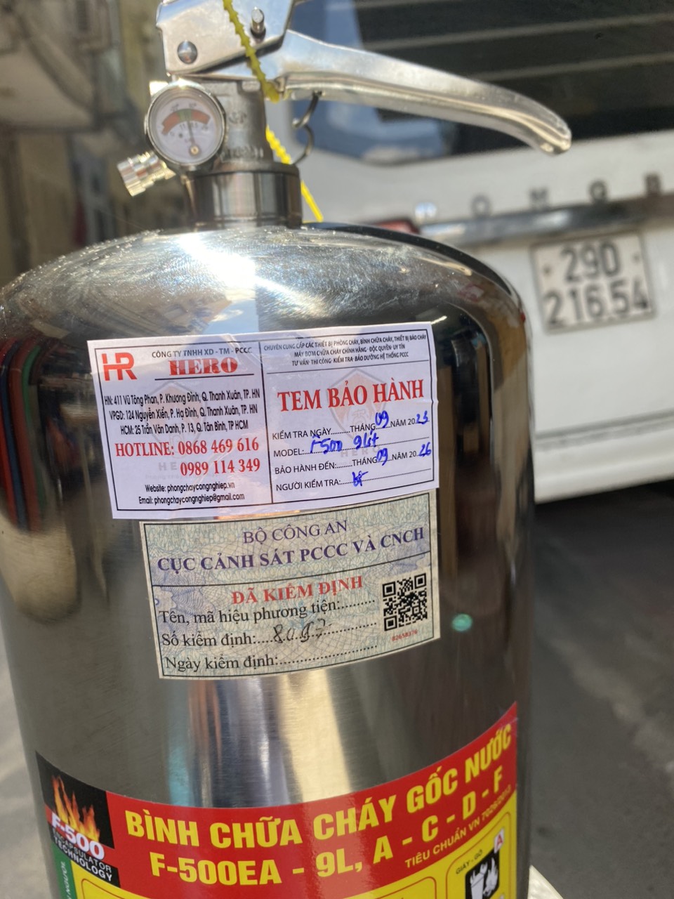 Bình chữa cháy F-500EA 9 Lít Bình chữa cháy F-500EA 9 Lít